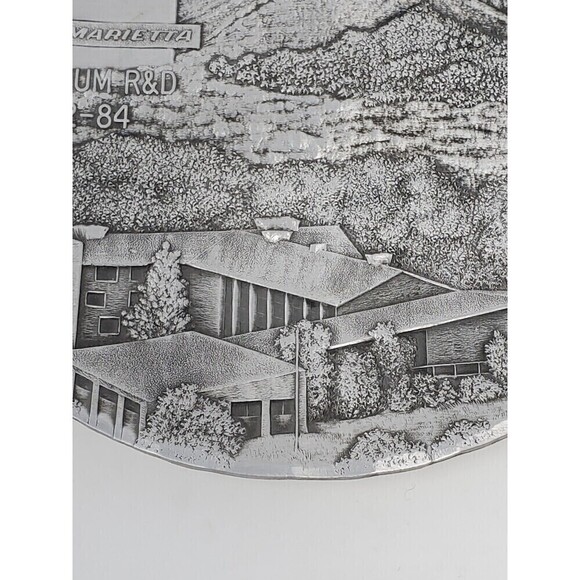 VINTAGE HANDMADE WENDELL AUGUST FORGE MARTIN MARIETTA COLLECTOR'S PLATE ALUMINUM - Picture 4 of 9